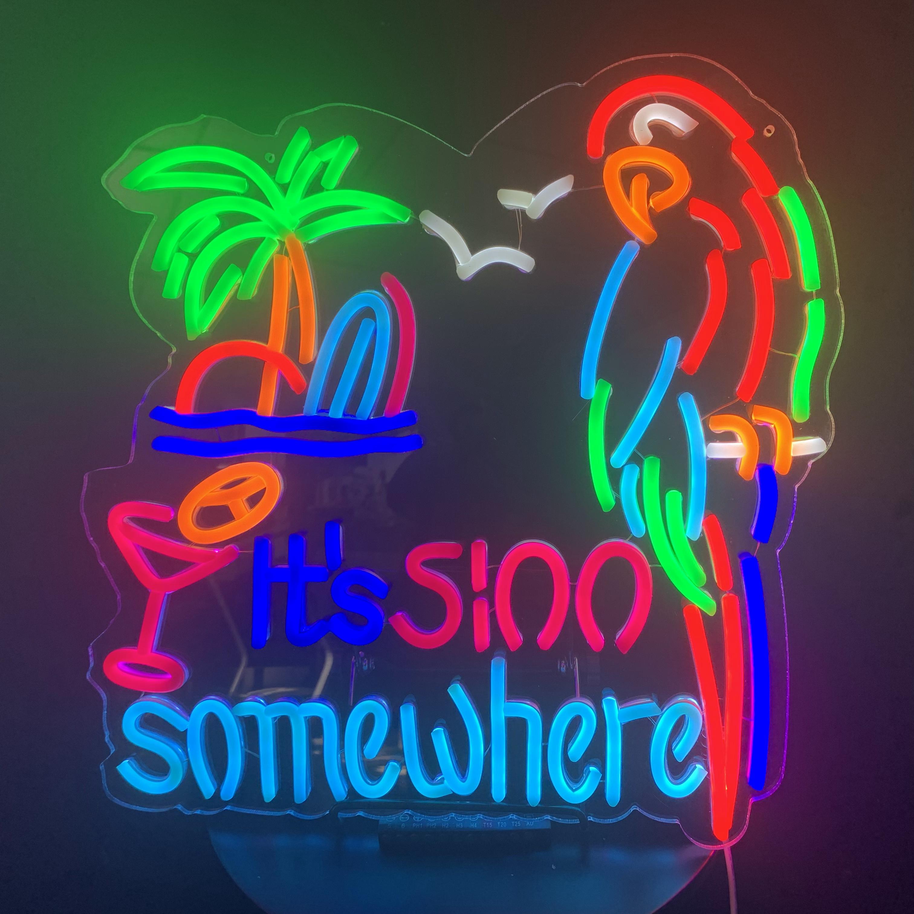 its 5 OClock Somewhere Neon Light Sign