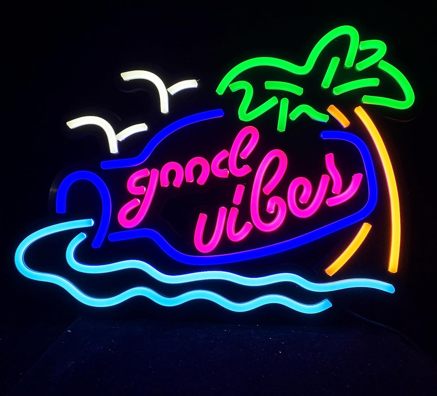 LDGJ happy hour Neon Signs for man cave wall decor LED light