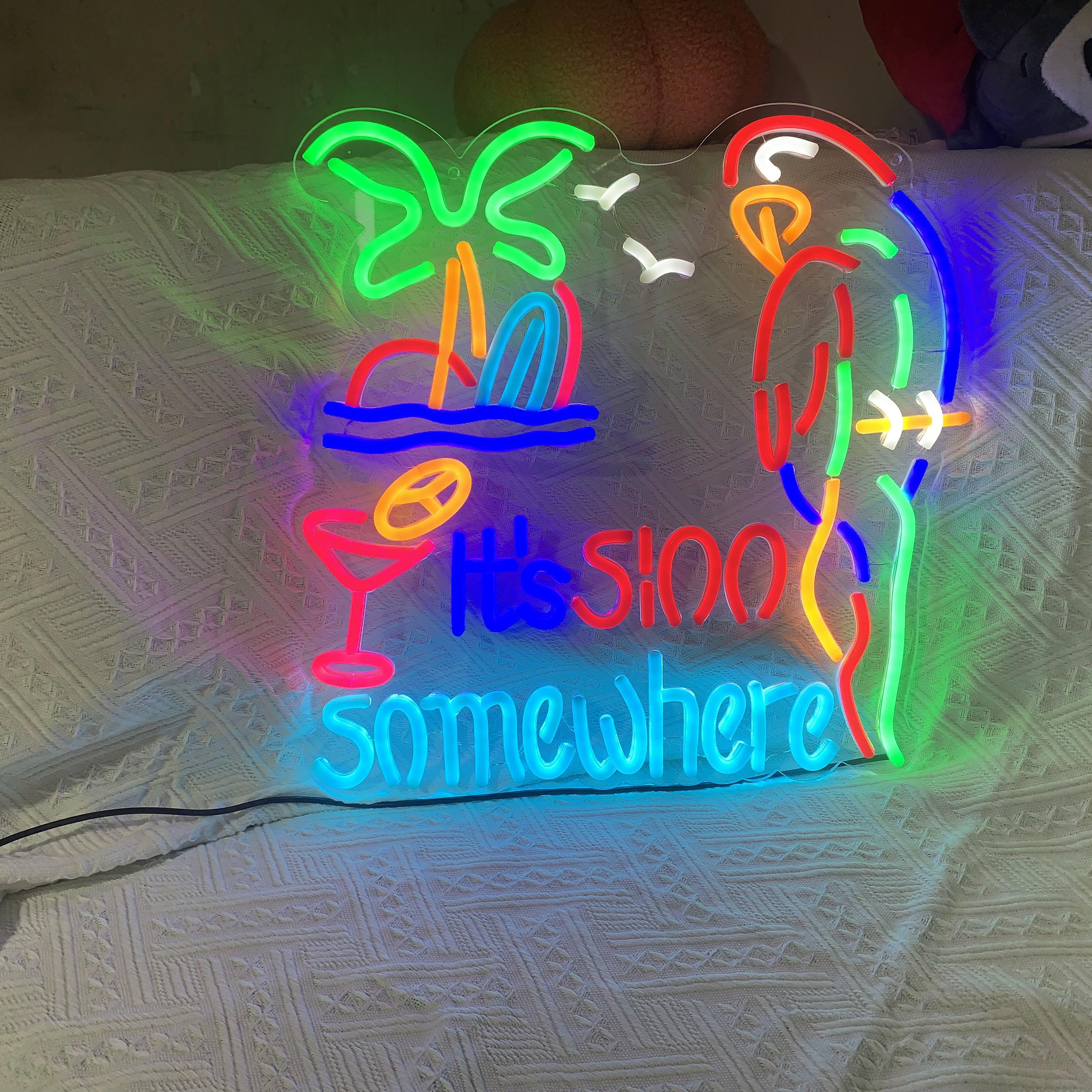 its 5 OClock Somewhere Neon Light Sign