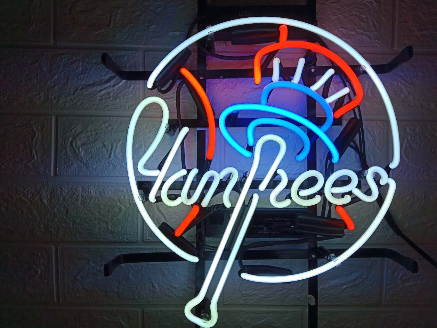 LDGJ Yankees Neon Signs Light Real Glass