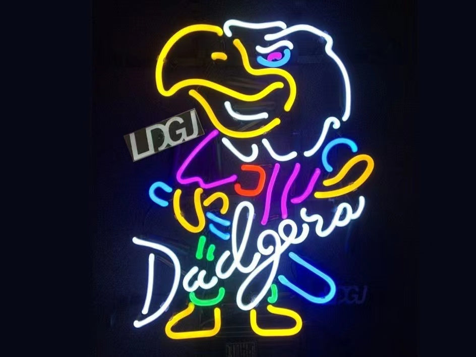 LDGJ Dodgers Handmade Glass Neon Sign