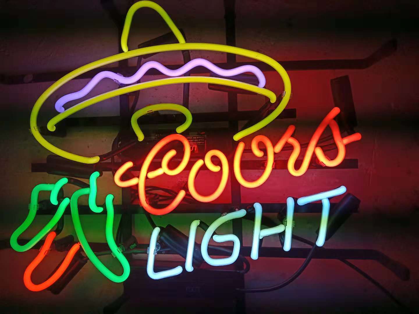 LDGJ  Coors light Handmade Glass Neon Sign