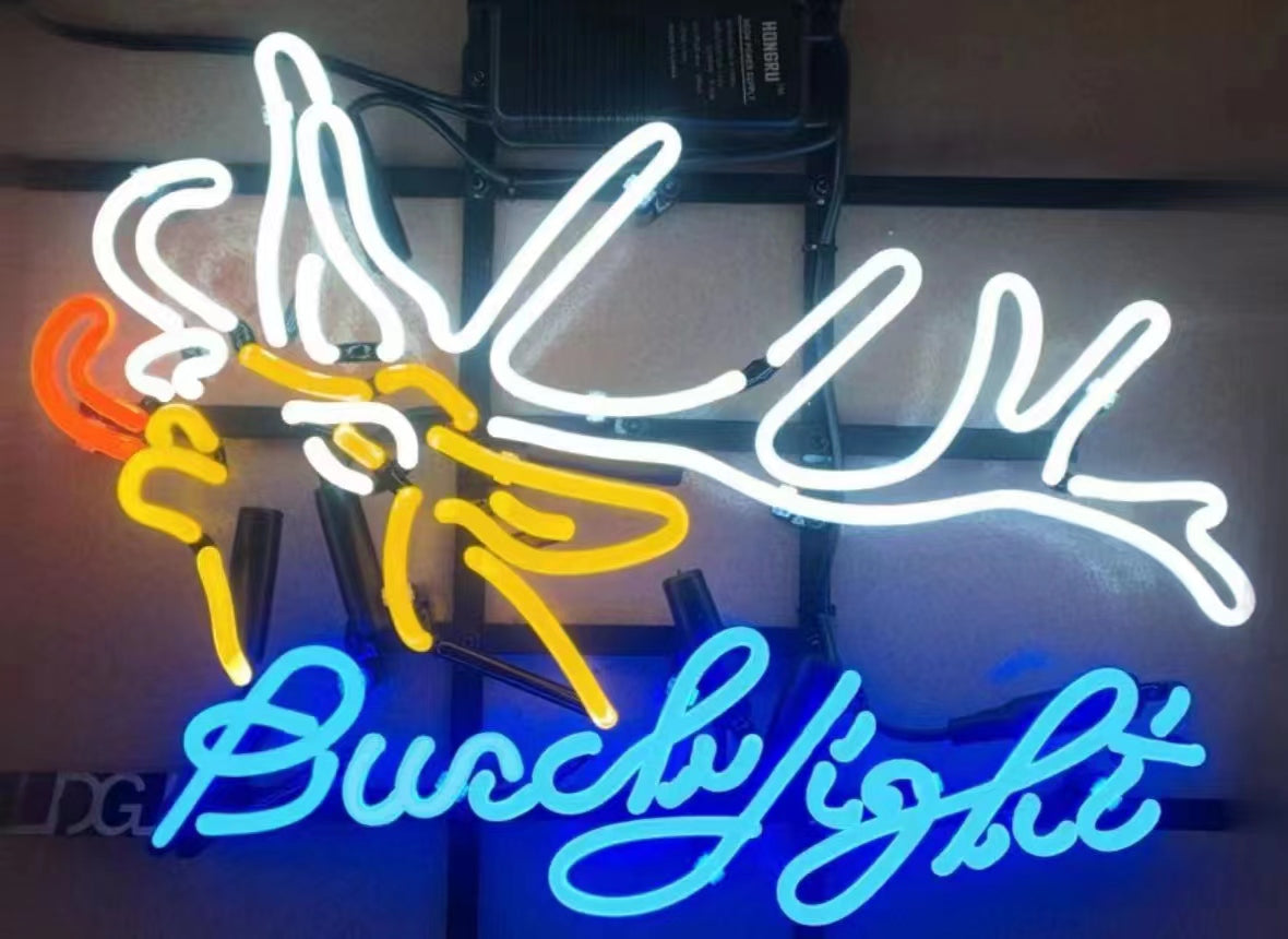 LDGJ Busch Light Handmade Glass Neon Sign